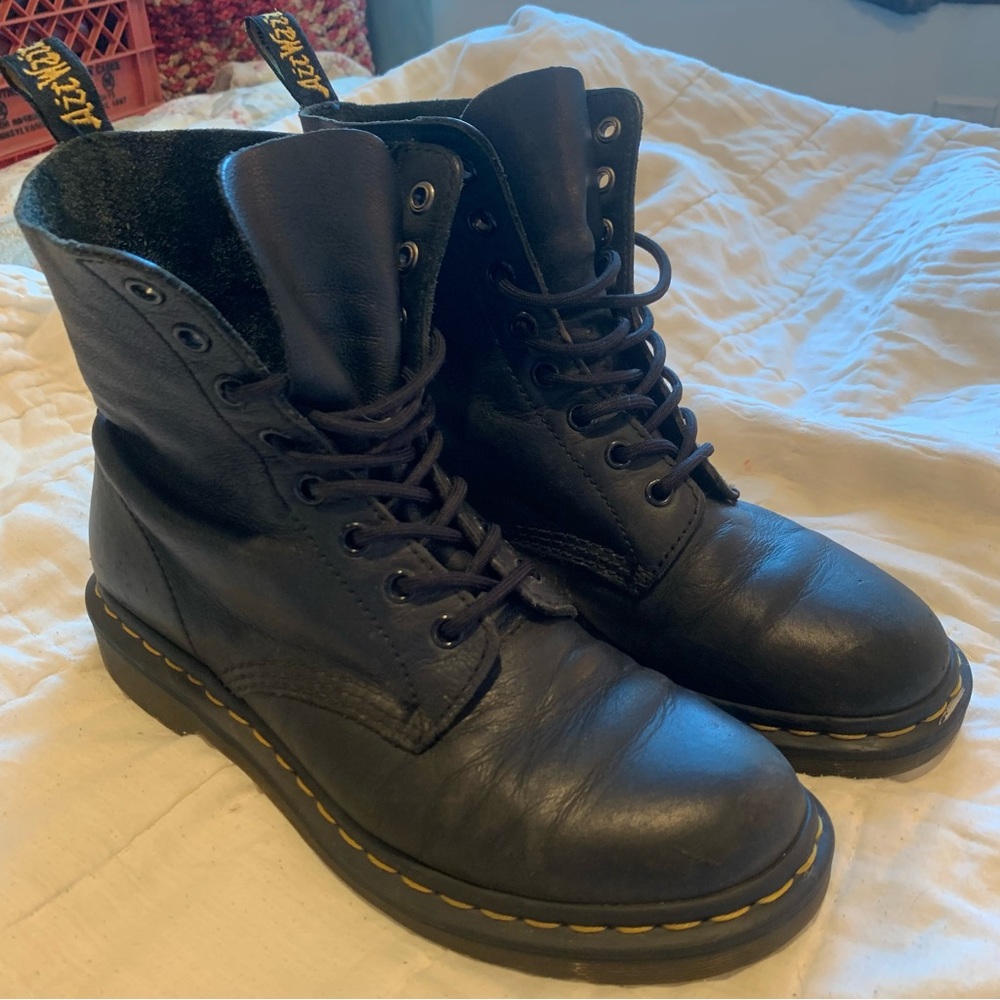 Dr. Martens Black Leather Boots 1460